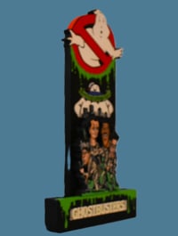 Image 13 of Ghostbusters Hand Crafted 3D Wooden Diorama Cartooning Wall Décor