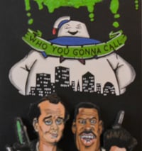 Image 15 of Ghostbusters Hand Crafted 3D Wooden Diorama Cartooning Wall Décor