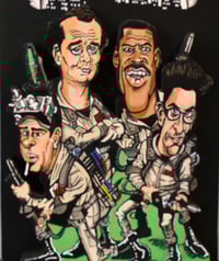 Image 16 of Ghostbusters Hand Crafted 3D Wooden Diorama Cartooning Wall Décor