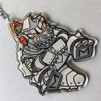 Image 1 of Metal Menace Scruff Keychain