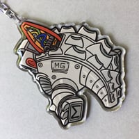 Image 2 of Metal Menace Scruff Keychain