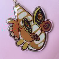 Image 2 of Momma Moth Scruff Keychain