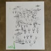 Agolotha Obsessive 16x20 original screenprint 5/5
