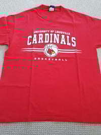 Image 3 of Cardinals University Louisville T Shirt Vintage T Shirt