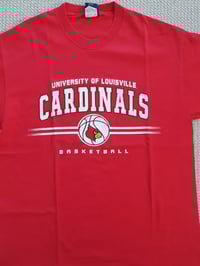Image 4 of Cardinals University Louisville T Shirt Vintage T Shirt