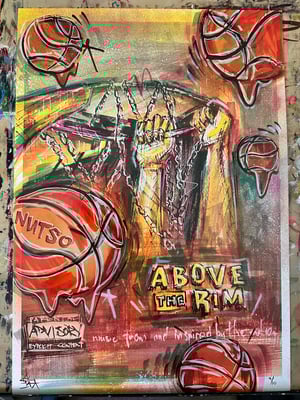 ABOVE THE RIM NUTSO EDITION - 1 of 1 HAND ALTERED