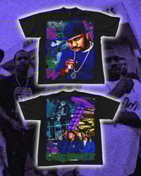 Image 1 of Screw 90s style Rap Tee (Black)