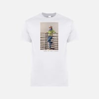 T-Shirt ~ Girl in the Yard in White