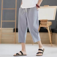 Image 2 of ZenStride Linen Cropped Pants