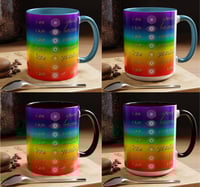 Image 4 of Rainbow Chakra Affirmations - Accent Mug