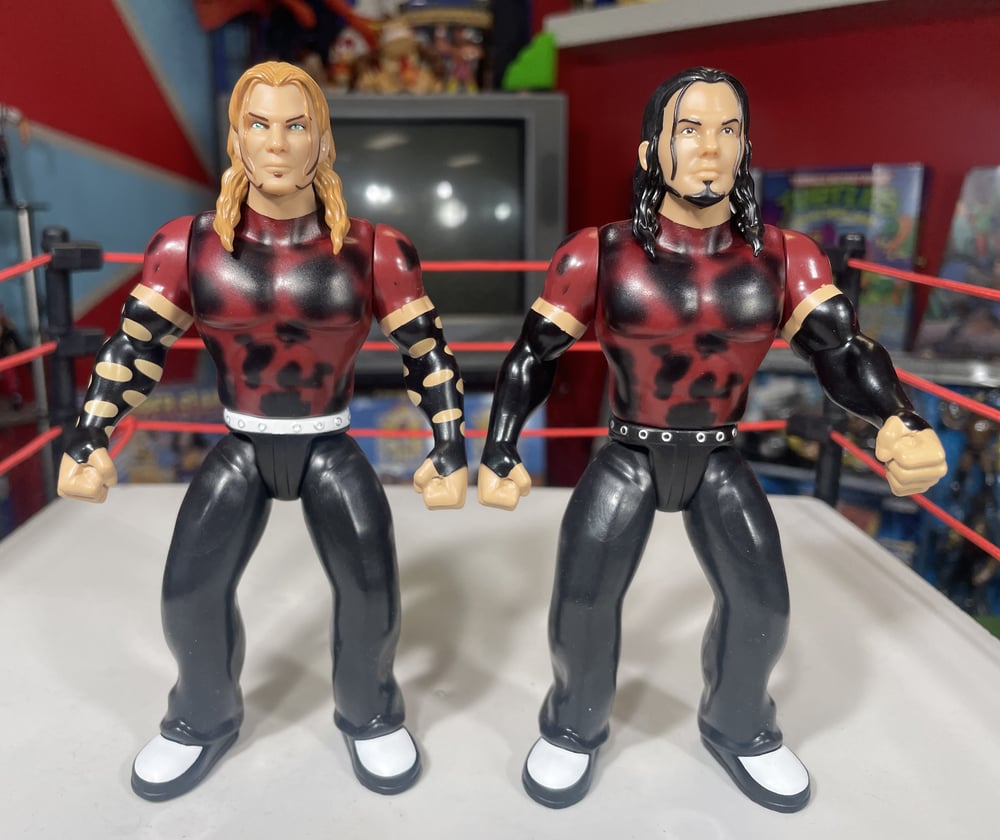**PREORDER** MATT & JEFF HARDY BONE CRUSHING WRESTLERS SERIES 2 FIGURES SET BY FC TOYS