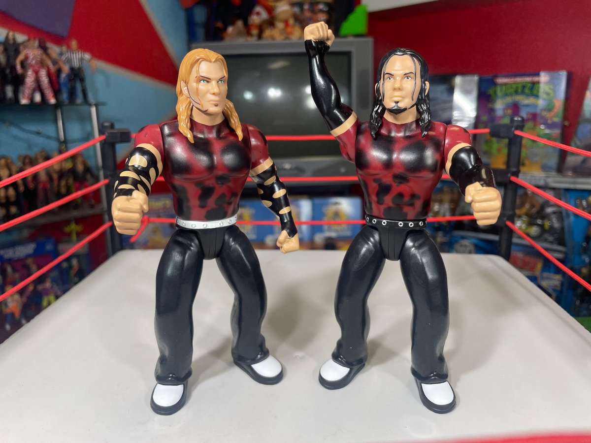 ハーディーボーイズ　フィギュアセット IN STOCK** MATT & JEFF HARDY BONE CRUSHING WRESTLERS SERIES 2