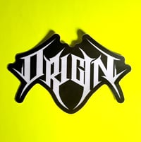 Image 1 of Extra LARGE Origin Band Logo Matte Vinyl Sticker