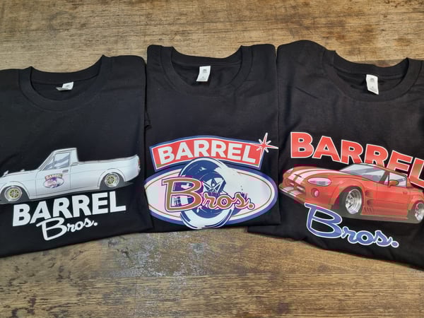 Image of Barrel Bros Tee Shirts.