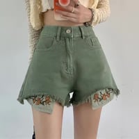 Image 2 of Meadow Edge Fray Shorts