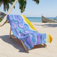 Image 4 of Beach Waves Dreamscape - Beach Towel