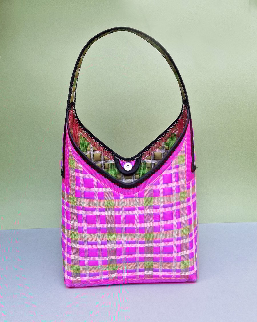 Image of JAR DOUBLE TARTAN Tricolore