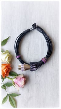 Image 7 of Collana floreale in pelle artigianale LILY COLLIER - Assolo 63/2025 - Lily