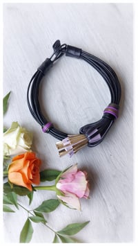 Image 6 of Collana floreale in pelle artigianale LILY COLLIER - Assolo 63/2025 - Lily