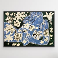 Image 1 of NEW 'Garden Spirit in Blue' original painting