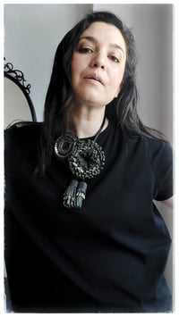 Image 4 of Collana floreale in pelle artigianale VERSATILE - Everglades