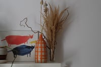 Image 2 of Orange vase.