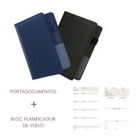 Pack portadocumentos EDICIÓN PREMIUM+ bloc de vuelo