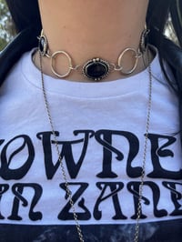 Image 2 of Sterlingsilber Choker mit schwarzen Onyx