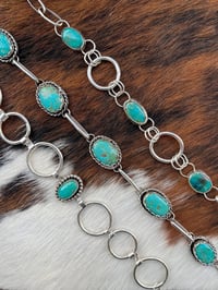 Image 5 of Sterling silver choker with royston turquoise 