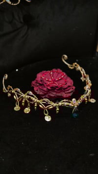Image 1 of PRE-ORDER ESMERALDA FOREHEAD CHAIN AND FLOWER