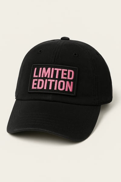 Image of Boné préto Limited edition rosa