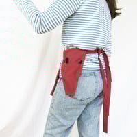 Image 15 of NEW! Gardeners Tool Belt Apron - Light Tan Canvas - Gift for Gardeners. No26:2