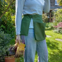 Image 16 of NEW! Gardeners Tool Belt Apron - Light Tan Canvas - Gift for Gardeners. No26:2