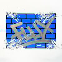 Image 2 of FLUX Eggshell Bricks Stickers - Cyan - Yellow - Red