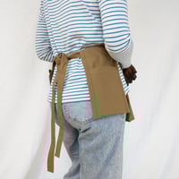Image 21 of NEW! Gardeners Utility Belt Apron - Green Cotton Canvas . Gift for gardeners. No26:2