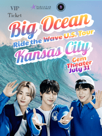 Image 1 of VIP Ticket Kansas City Big Ocean Ride The Wave U.S. Tour (Kansas City July 31 at Gem Theater)