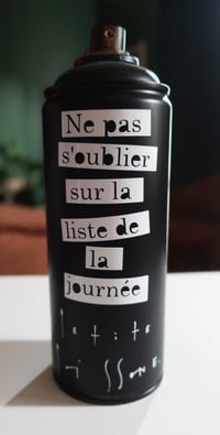Bombe "Ne pas s'oublier"