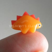 Image 2 of 🟧 "Translucent" mini Dino – Sunset Orange