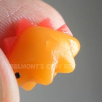 Image 5 of 🟧 "Translucent" mini Dino – Sunset Orange