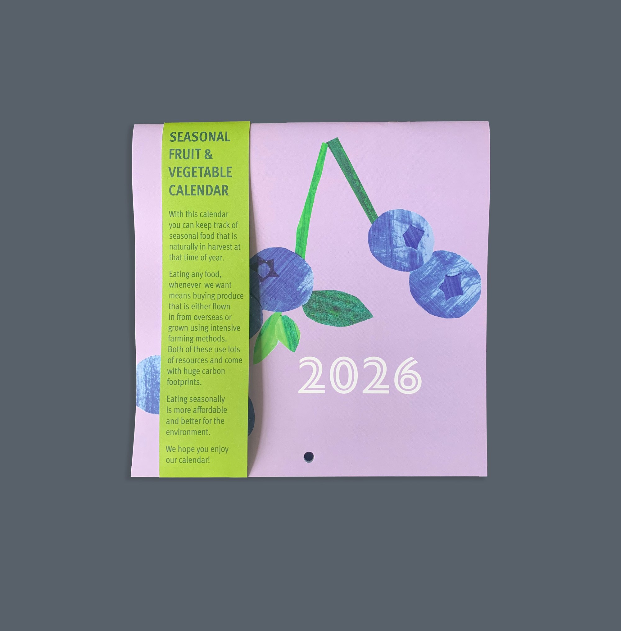 2026 Seasonal Fruit & Vegetable Calendar, Illustrated Monthly Wall ...