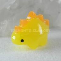 Image 1 of 🟨 "Translucent" mini Dino – Golden Yellow
