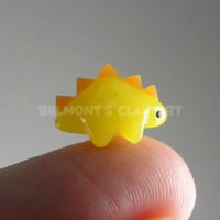 Image 2 of 🟨 "Translucent" mini Dino – Golden Yellow