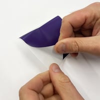 Image 4 of FLUX Eggshell Stickers - Red - Purple 