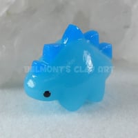 Image 1 of 🟦 "Translucent" mini Dino – Sky Blue