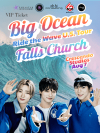 Image 1 of VIP Ticket Falls Church Big Ocean Ride The Wave U.S. Tour (Falls Church Aug 7 at Crescendo Studios)