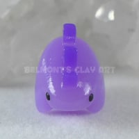 Image 3 of 🟪 "Translucent" mini Dino – Lavender Purple