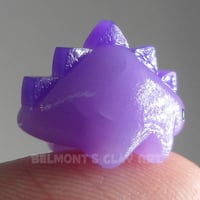 Image 5 of 🟪 "Translucent" mini Dino – Lavender Purple