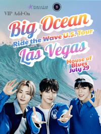 Image 1 of  VIP Add-On* Las Vegas Big Ocean Ride The Wave U.S. Tour (Las Vegas July 29 at House of Blues)
