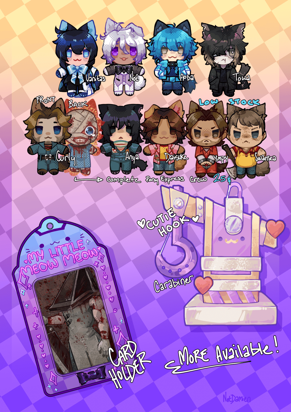 Image of 1.5in "Nui" Charms