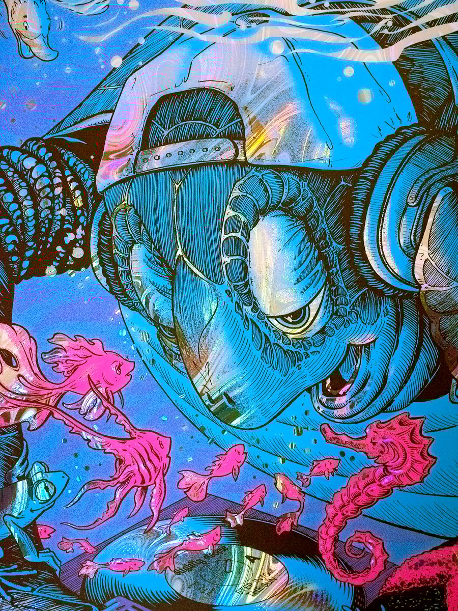 Image of Slightly Stoopid - Clearwater, FL 2025 - Hazy Waves HoloFoil